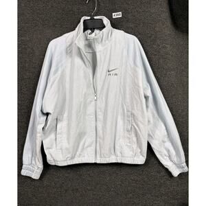Nike Corduroy Fleece Full-Zip Jacket Womens S Cloud Color DQ6928-043 Oversized